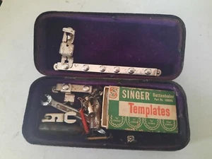 Vintage Sewing Attachments Box Singer Domestic - Picture 1 of 8