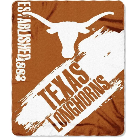 Texas Longhorns 50" x 60" Painted Fleece Throw Blanket by Northwest Cover