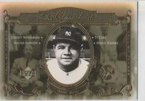 BABE RUTH Upper Deck 1936 HALL OF FAME CLASS Baseballkarte New York Yankees LE! - Bild 1 von 2