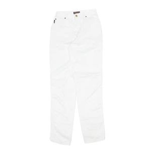 MULBERRY Trousers White Regular Straight Womens W25 L32 - Picture 1 of 8