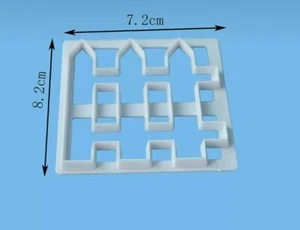 Picket Fence Fondant Cookie Cutter Cake Topper Decoration Sugarcraft - Picture 1 of 1