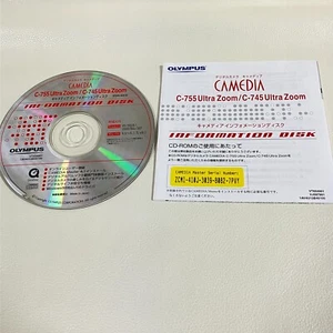 OLYMPUS Information Disk IFDK-0310 for C-755,C-745 Ultra Zoom CAMEDIA Windows - Picture 1 of 15