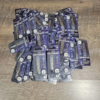 Lot Of 50 Klecker Stowaway Schlage Key Blank Stainless Steel STW-219 SC1 NEW - Image 1 of 4