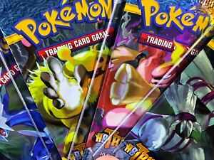 Authentic Original Pokémon TCG Complete HS Triumphant Artset Empty Booster Packs