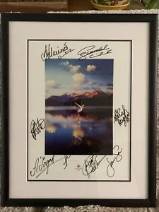 2002 Olympics Poster Signed By 8 Competitors Sara Hughes Jamie Sale… Framed - Picture 1 of 11