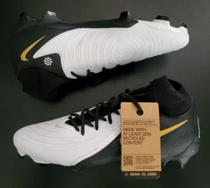 Nike Phantom Luna 2 Academy MG White Black  Soccer Cleats FD6725 100 Size 11.5 - Picture 1 of 10