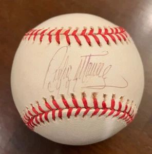Pedro Martinez single signed OML Budig baseball PSA - Picture 1 of 8