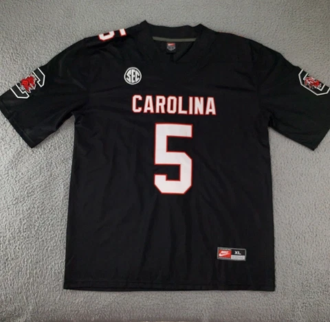 Nike South Carolina Gamecocks Football Jersey Mens XL Black Gilmore #5 Alternate Cover