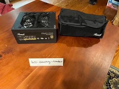 Rosewill PMG1200 Full Modular Gaming Power Supply, 1200W - Black - Image 1 of 4