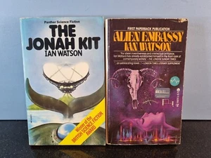 Alien Embassy & The Jonah Kit By Ian Watson Vintage Sci-Fi Paperbacks 1970s 1st - Picture 1 of 24