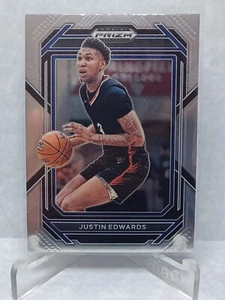 2023 Panini-Prizm Draft Picks-Justin Edwards Silver Prizm #26 -RM72 - Picture 1 of 2