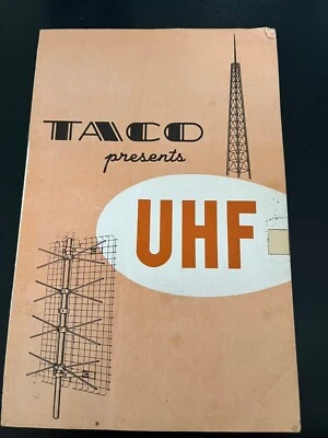 TACO Antenna Systems UHF Facts Brochure 1953 - Image 1 of 4
