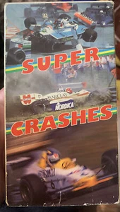 Super Crashes VHS Vintage Racing 1986 80s Video Treasures Tape - Bild 1 von 2