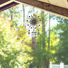 48" Long Celestial Sun Wind Chime with Gem