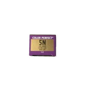 Wella Color Perfect Permanent Creme Gel Haircolor - 5N Light Brown 2 OZ NEW - Picture 1 of 2