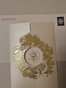 Auténtica ~ Tarjeta de Navidad del presidente Biden de la Casa Blanca 2024. - Imagen 1 de 6