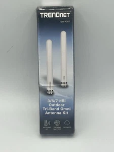 QTY 2 LOT Trendnet 5/7 dBi Outdoor Omni-Directional Dual Band Antenna TEW-AO57 - Picture 1 of 12