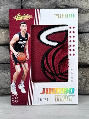 2019-20 Absolute Tyler Herro Rookie Jumbo Heat Logo Patch Rookie RC /20 - Image 1 of 3