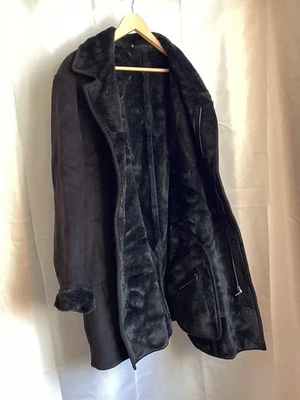 Herren Lammfell Jacke Größe XXL 58/60 Neuwertig Top Zustand Schwarz - Bild 1 von 4