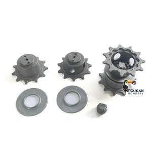 1/16 Henglong Piezas EE. UU. M1A2 Abrams 3918 RC Tanque Piñones de Metal Ruedas de Conducción - Imagen 1 de 3