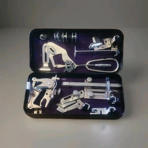 Caja de accesorios Godzilla negra peso pluma SINGER accesorios arrugados 221 222 - Imagen 1 de 11