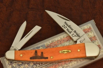 CUCHILLO CASE XX SEAHORSE WHITTLER 2017 PUENTE MACINACK HUESO DE CAQUI 2016 (26185 Foto 1 de 4