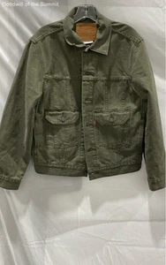 Levis Green Denim Jacket Women - Size S NWT - Picture 1 of 5