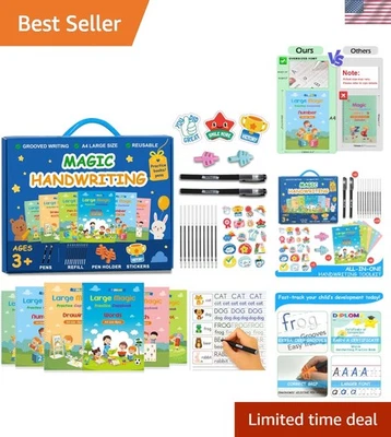 Fun and Engaging Magic Handwriting Practice for Kids - A Gift-Ready Learning Set - Image 1 of 4