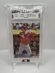 2018 Topps Update Debut Shohei Ohtani #US285 Angels Rookie AGC Gem Mint 10🔥📈 - Imagen 1 de 2