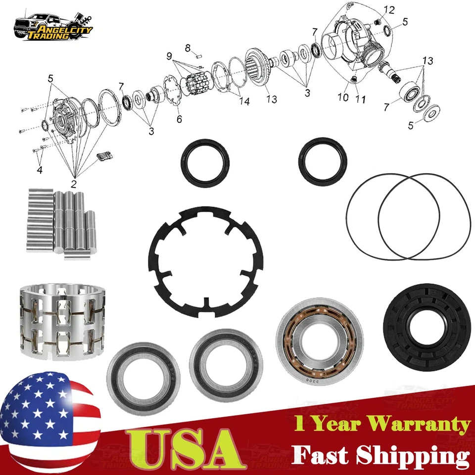 Front Diff Rebuild Kit Sprague Armature Plate for Polaris Ranger XP 570 800 900 - Image 1 of 4
