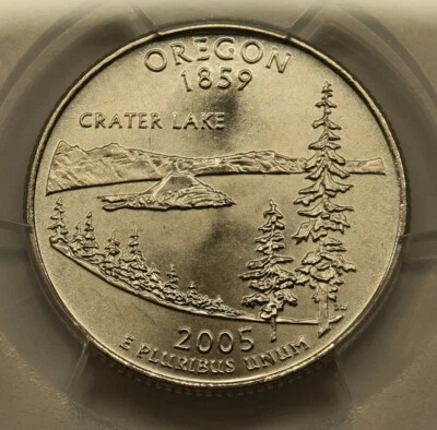 2005 D Oregon State Quarter PCGS SP68 Satin Finish - Image 1 of 4