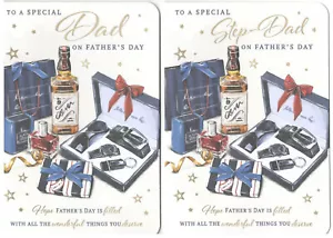 Tarjeta tradicional del Día del Padre para papá, padrastro. Compra múltiple disponible. - Imagen 1 de 5