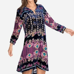 Vestido Johnny Was Summer Elora Burnout Nuevo Sin Etiquetas - Imagen 1 de 1