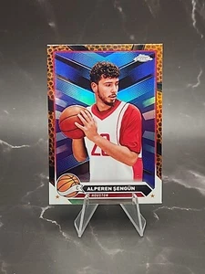 2023-24 Topps Chrome Basketball Alperen Sengun #157 rifrattore arancione basket - Foto 1 di 2