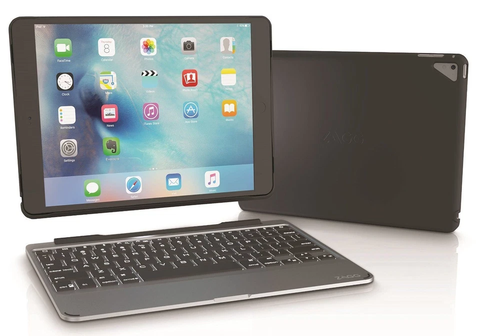 Funda delgada con teclado libro ZAGG para iPad Pro de 9,7" (negro)  Foto 1 de 3