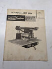 Montgomery Ward Powr Kraft Owners Operation Guide Manual Parts List Tpc-2610 E