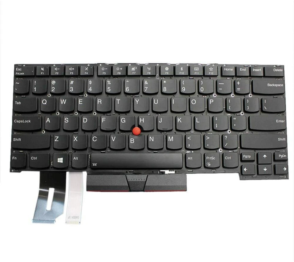 Новая американская черная клавиатура с подсветкой для Lenovo ThinkPad P1 X1 Extreme Gen1 Gen2 - Изображение 1 из 1