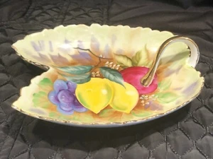 Antique Kamo Japan Porcelain Hand Painted Tray/Dish - Picture 1 of 10