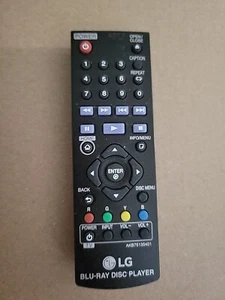 LG Blu-Ray DVD Player OEM Remote Control AKB73896401 for BP330 BP135 - Picture 1 of 2