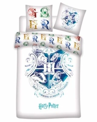 Copripiumino in microfibra Harry Potter Hogwarts duvet cover bed 90cm 140x200cm - Immagine 1 di 2