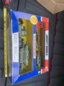 MIGHTY WHEELS MULITARY ARMY VEHICLE PLAYSET. TANKS , HELICOPTER, SEMI, SUV NEW - Picture 1 of 11