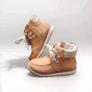 Toddler Girls' Herbie Booties Cognac - Cat & Jack 12T - Picture 1 of 9