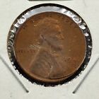 1946 S 1c Lincoln Wheat Cent Error Coin Laminated Planchet Ww2 Era