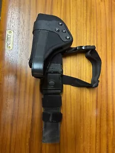 Black, Uncle Mike's pistol holster, Size 21. Drop Leg. - Picture 1 of 4