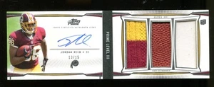 2013 Topps Prime Level III Jordan Reed RC Booklet Auto Relic Card Redskins 22471 - Picture 1 of 2