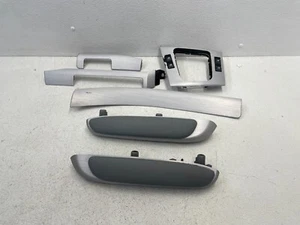 2001-2006 BMW M3 E46 Dash Center Console Armrest Cover Trim Set Silver 1566 OEM - Picture 1 of 24