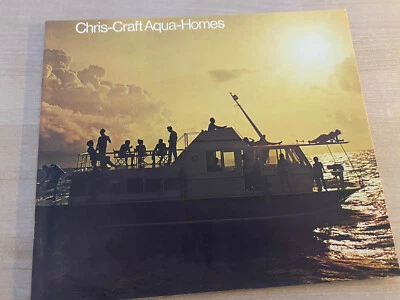 Chris Craft 1970 Aqua Home House Boat Brochure / Catalog - Image 1 of 4
