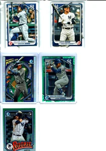 Set squadra Bowman Baseball New York Yankees 2024 (17) carte base ++WOW++ - Foto 1 di 3
