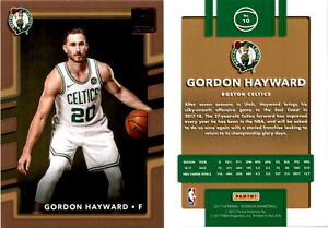 Gordon Hayward 2017 Panini Ascension Basketball Card 45  Boston Celtics