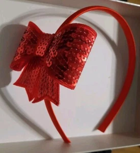 Head Band With Sequin Bow - Picture 1 of 8